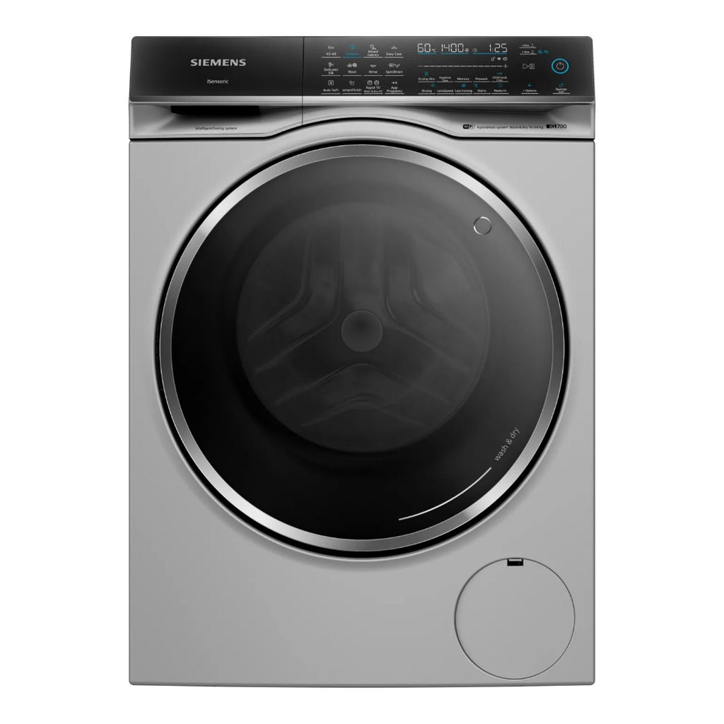 Siemens WN54C2ATGB 10.5/6 kg 140 Spin Washer Dryer - Silver