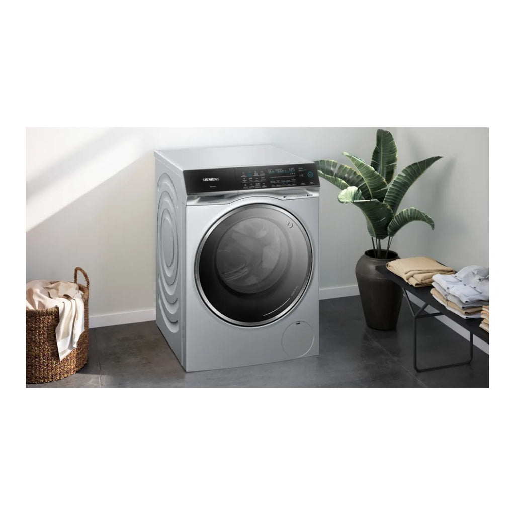 Siemens WN54C2ATGB 10.5/6 kg 140 Spin Washer Dryer - Silver