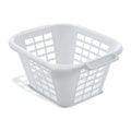 24Ltr White Laundry Basket 492587