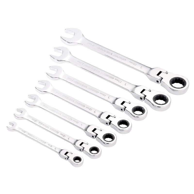 Drape Flex Head Ratchet Spanner Set 7Pce