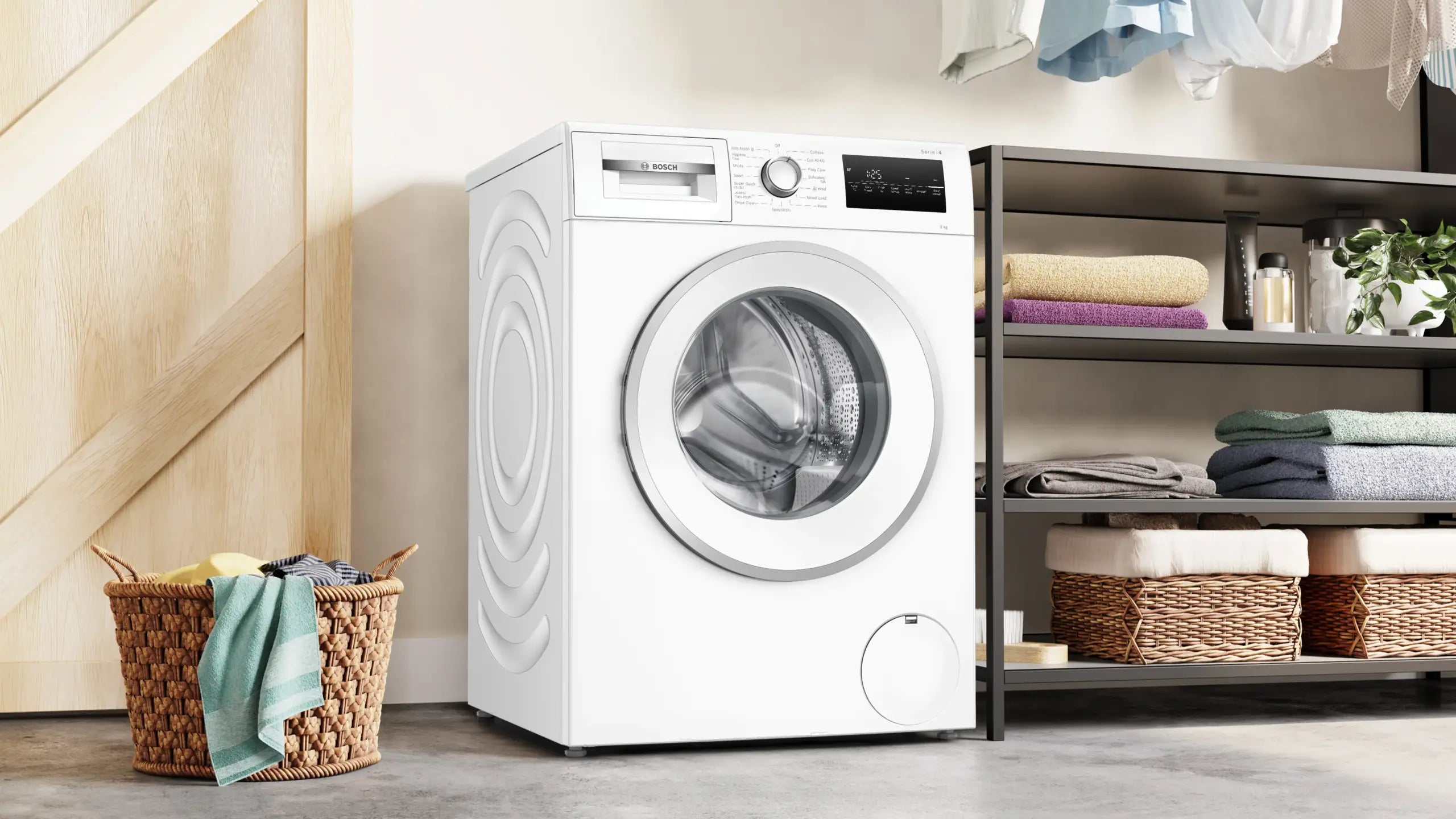 Bosch Series 4 WAN28255GB 9kg Washing Machine with 1400 rpm - White