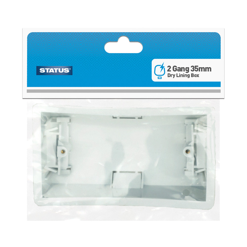 2 Gang 35mm Dry Lining Box