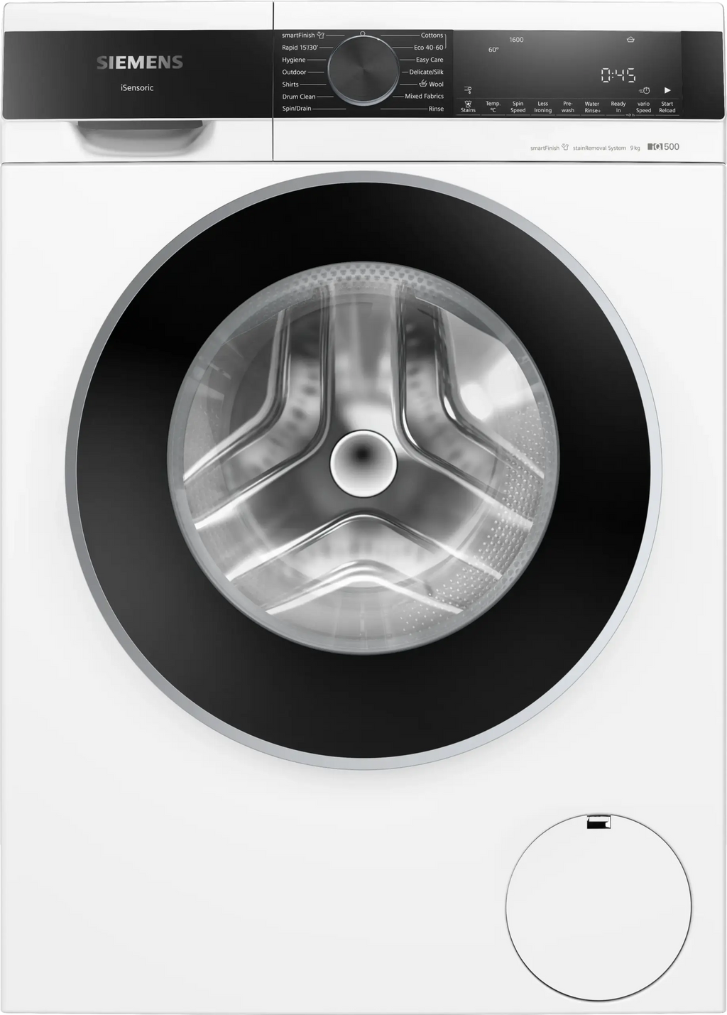 Siemens IQ500 WG46G2Z4GB 9kg Washing Machine with 1600 rpm - White