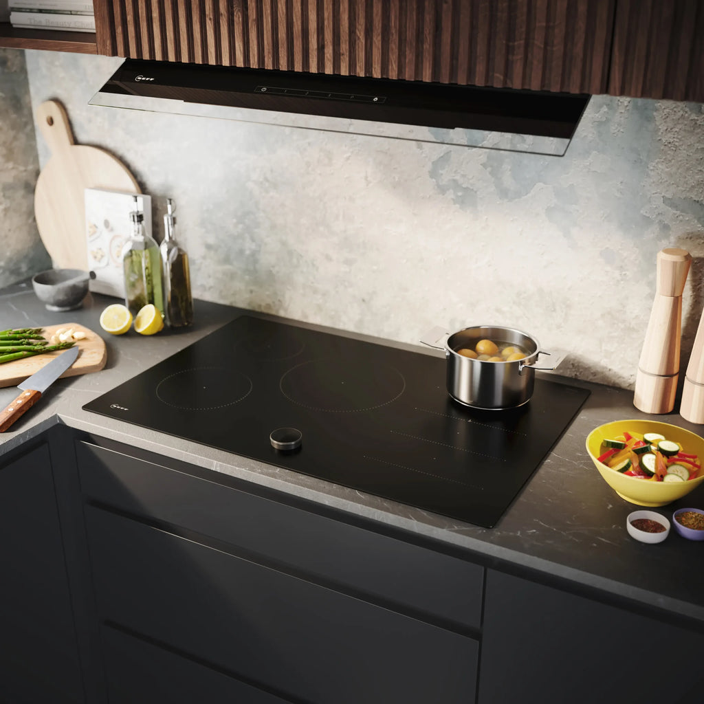 Neff N90 T68NUV4A0 80cm Induction Hob - Matt Black