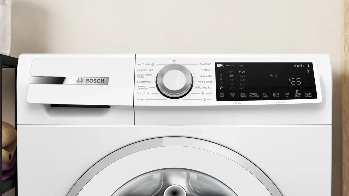 Bosch Series 6 WGJ25400GB 10kg Washing Machine with 1400 rpm - White