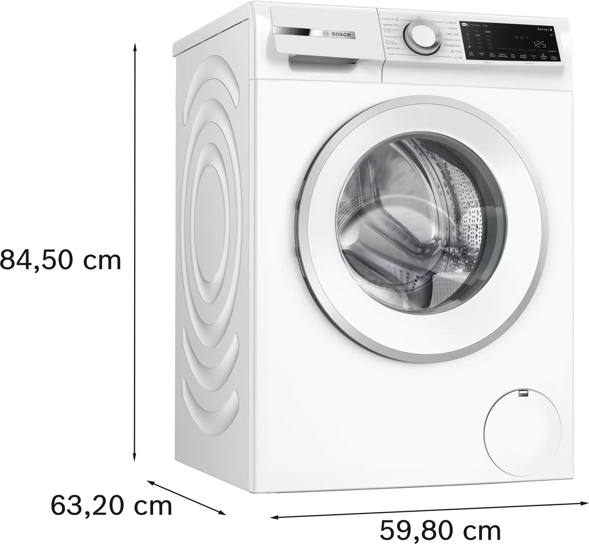 Bosch Series 6 WGJ25400GB 10kg Washing Machine with 1400 rpm - White