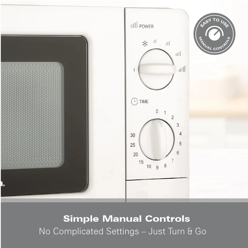 Hamilton Beach HB70T20W 20 Litre Standard Microwave in white