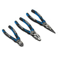 Draper 28033 Expert High Leverage Plier Set- Blue (3 Piece)