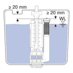 Geberit Type 290 Dual Flush Valve With Push Button