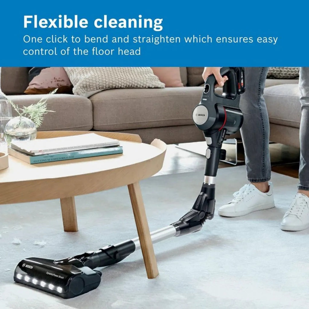 Bosch Unlimited 7 BCS711GBKIT Cordless Vacuum Cleaner PLUS Battery - 40 Minutes Run Time - Dark Granite