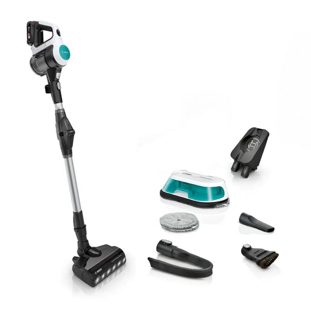 Bosch Unlimited 7 BCS71HYGGB Aqua Vacuum &amp; Mop - 40 Minutes Run Time - White