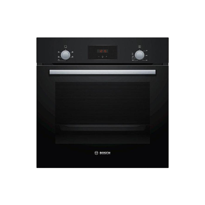 Bosch HHF113BA0B 59.4cm Built-in Electric Single Oven with 3D Hot Air - Black