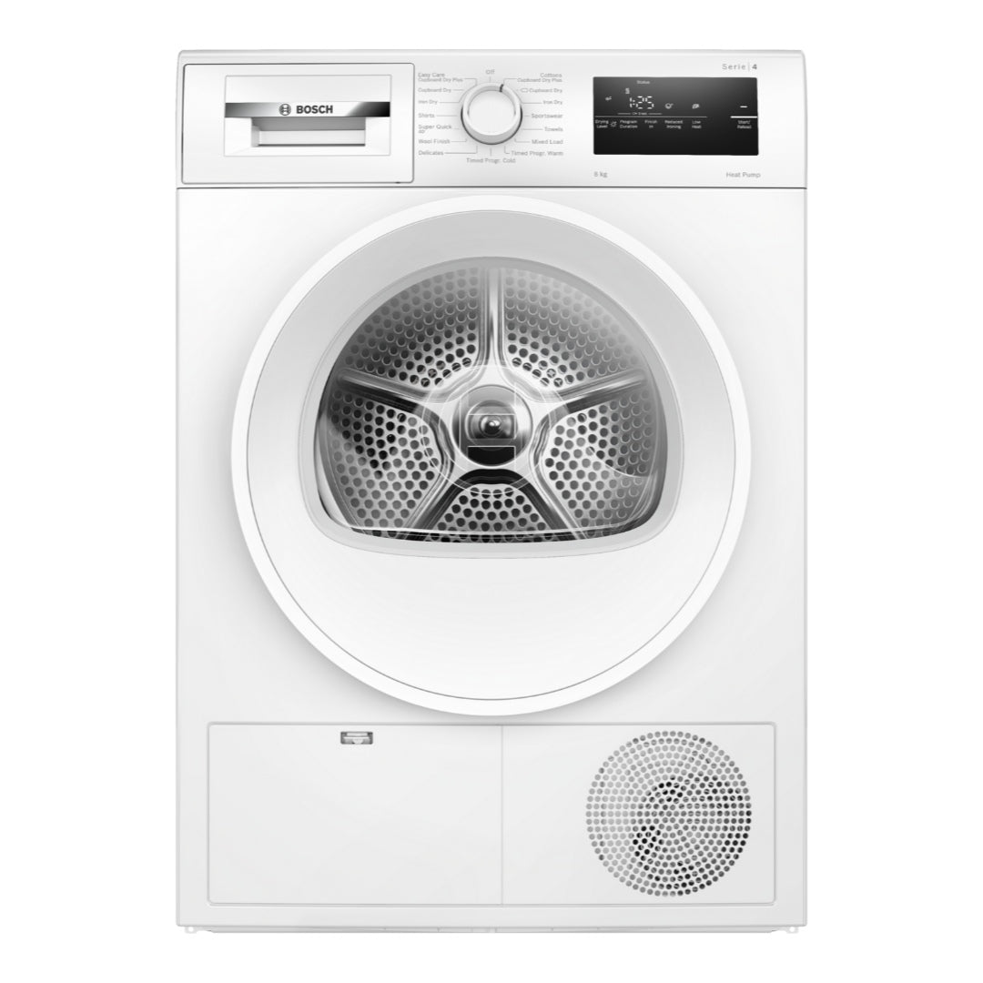 Bosch WTH85225GB 8kg Heat Pump Tumble Dryer - White