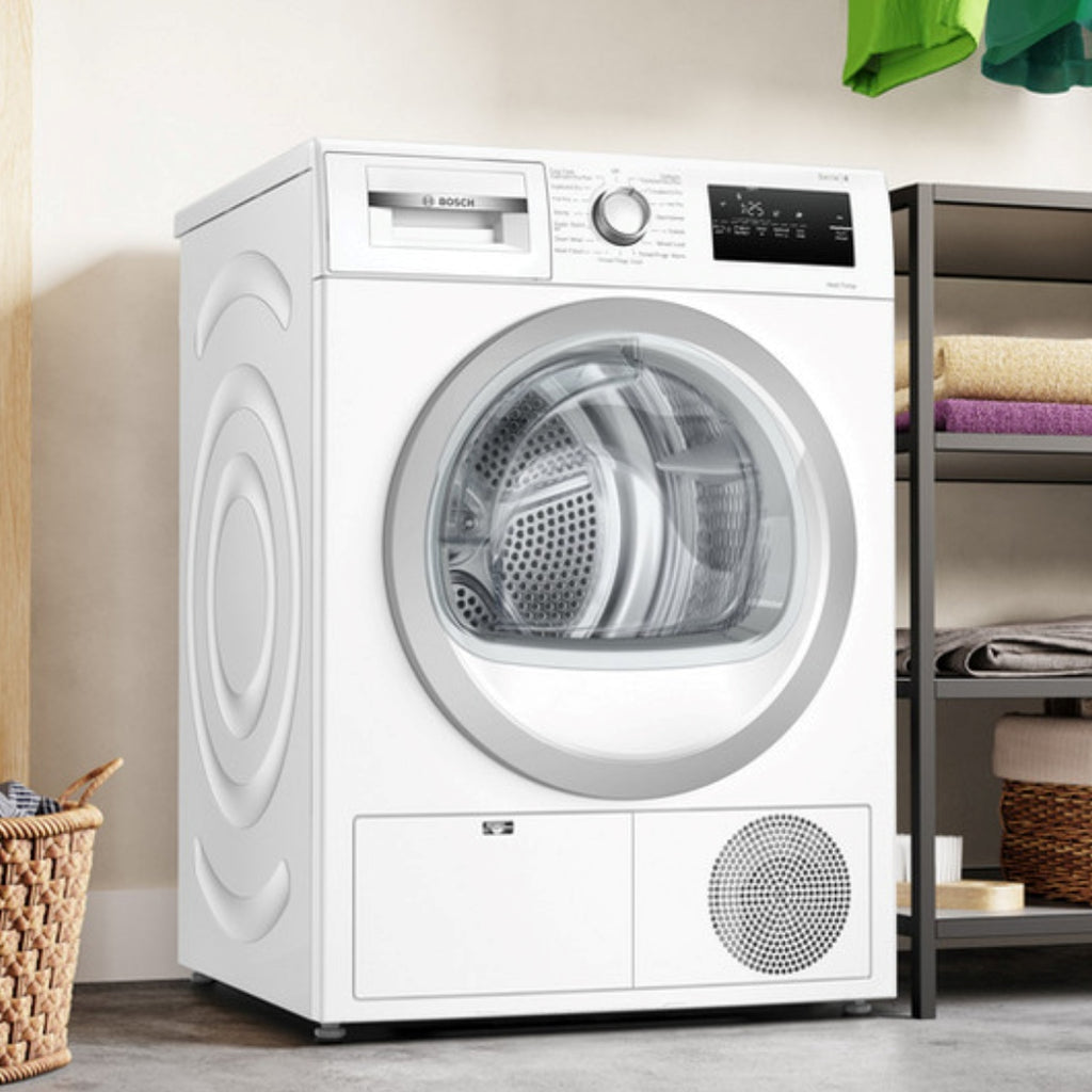 Bosch WTH85225GB 8kg Heat Pump Tumble Dryer - White