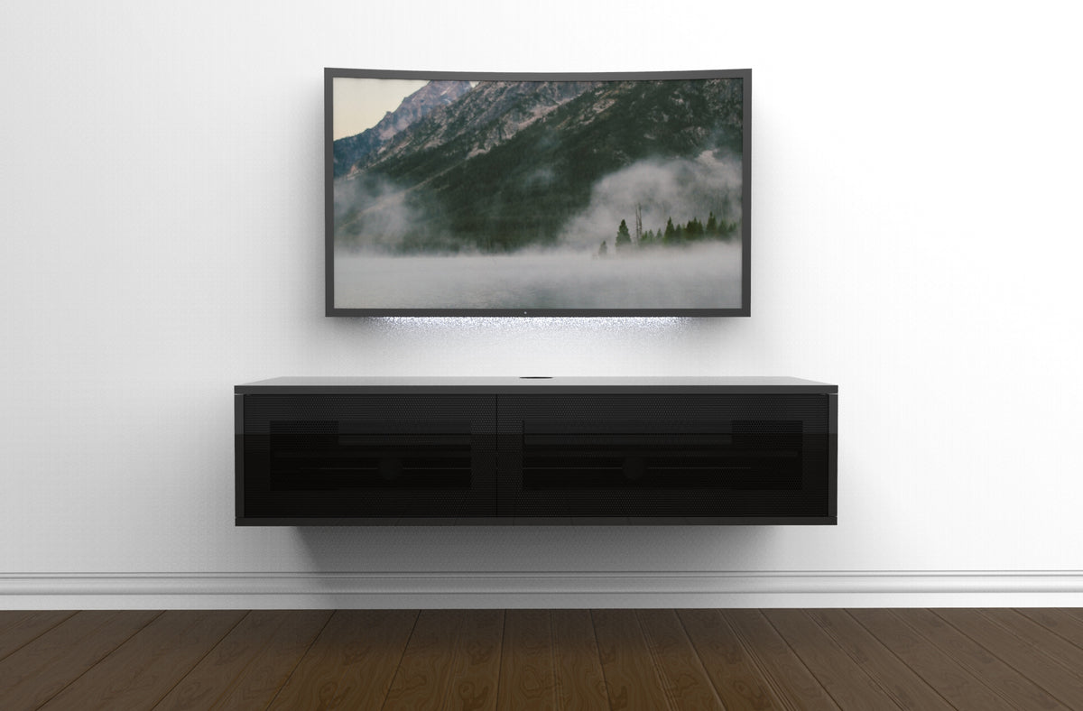 Helium 1200 <br> TV Stand <br> Black