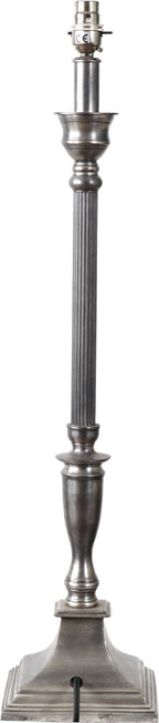 Pacific Canterbury Antique Silver Metal Table Lamp 30-015-BO