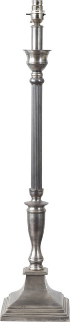 Pacific Canterbury Antique Silver Metal Table Lamp 30-015-BO
