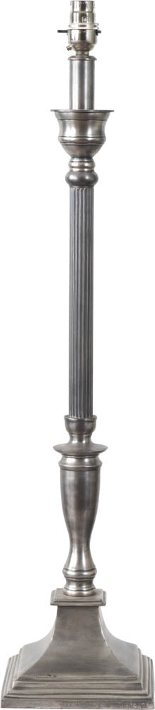 Pacific Canterbury Antique Silver Metal Table Lamp 30-015-BO