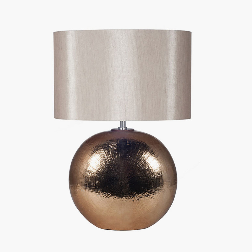 Pacific Alpha Bronze Textured Ceramic Table Lamp 30-039-BZ-C