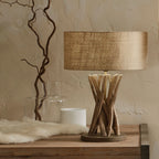 Pacific Derna Driftwood and Natural Jute Table Lamp 30-075-C