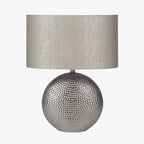 Pacific Mabel Silver Dot Textured Ceramic Table Lamp 30-154-C