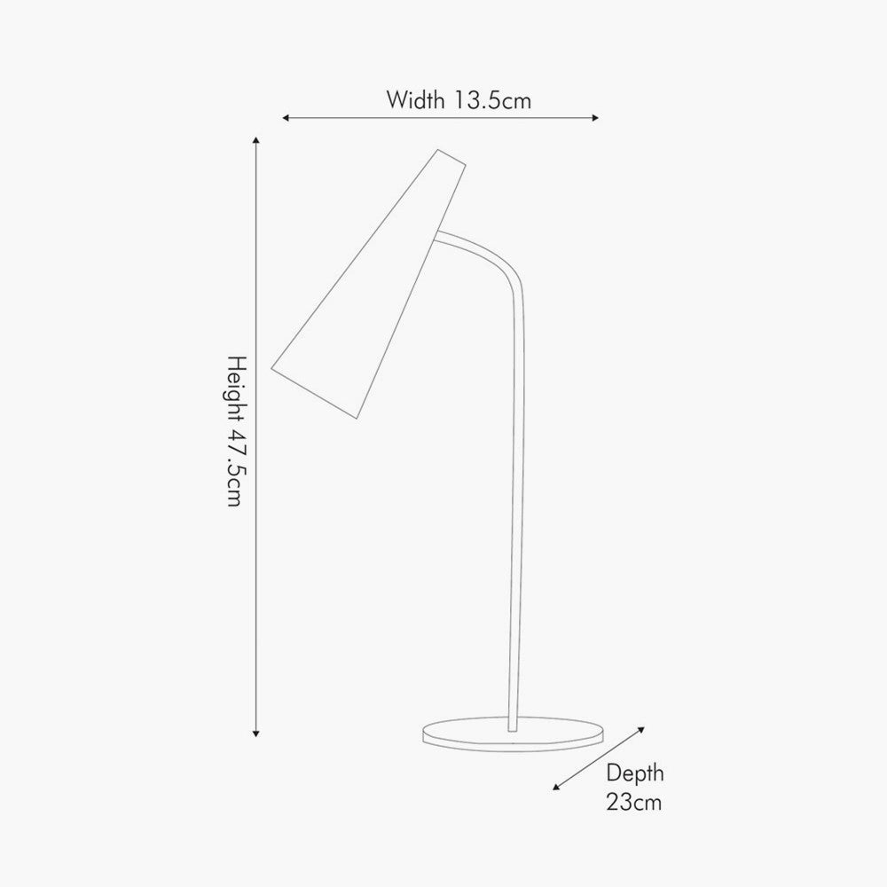 Pacific Farrah Antique Silver Task Table Lamp 30-663-C