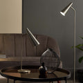 Pacific Farrah Antique Silver Task Table Lamp 30-663-C