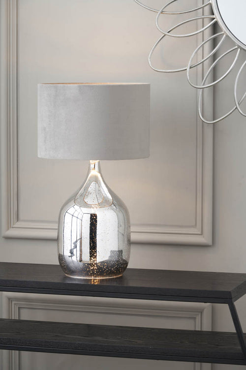 Stellar Mercurial Glass Dual Light Table Lamp