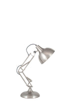Pacific Alonzo Brushed Chrome Metal Angled Task Table Lamp 30-789-C