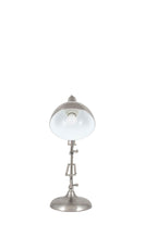 Pacific Alonzo Brushed Chrome Metal Angled Task Table Lamp 30-789-C