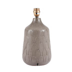 Pacific Coco Grey Gloss Arch Design Stoneware Table Lamp 30-843-BO