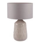 Pacific Coco Grey Gloss Arch Design Stoneware Table Lamp 30-843-BO