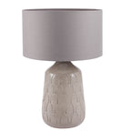 Pacific Coco Grey Gloss Arch Design Stoneware Table Lamp 30-843-BO