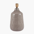 Pacific Coco Grey Gloss Arch Design Stoneware Table Lamp 30-843-BO