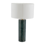 Pacific Venetia Green Marble and Gold Metal Tall Table Lamp 30-881-K