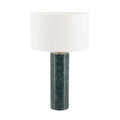 Pacific Venetia Green Marble and Gold Metal Tall Table Lamp 30-881-K