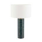 Pacific Venetia Green Marble and Gold Metal Tall Table Lamp 30-881-K