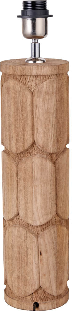 Pacific Aurelia Embossed Natural Wood Tall Table Lamp 30-966-BO