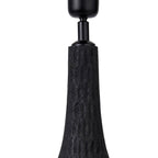 Pacific Ioan Black Engraved Wood Bottle Table Lamp 30-975-BO
