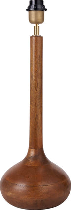 Pacific Toma Oiled Wood Tall Neck Table Lamp 30-976-BO