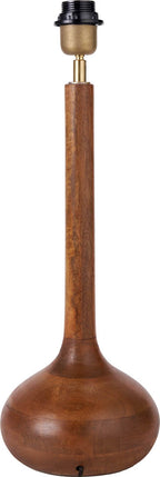 Pacific Toma Oiled Wood Tall Neck Table Lamp 30-976-BO