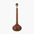 Pacific Toma Oiled Wood Tall Neck Table Lamp 30-976-BO