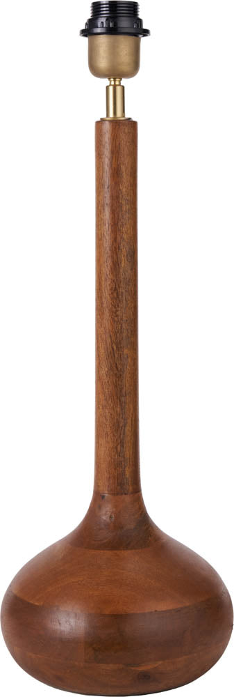 Pacific Toma Oiled Wood Tall Neck Table Lamp 30-976-BO