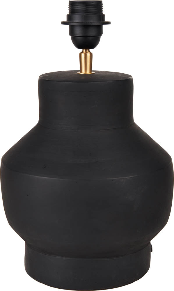 Pacific Inna Black Urn Terracotta Table Lamp 30-978-BO