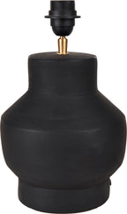Pacific Inna Black Urn Terracotta Table Lamp 30-978-BO