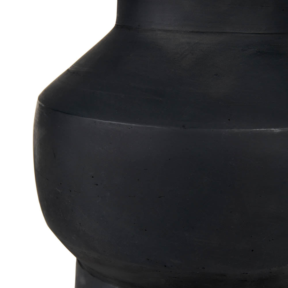 Pacific Inna Black Urn Terracotta Table Lamp 30-978-BO