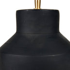 Pacific Inna Black Urn Terracotta Table Lamp 30-978-BO