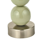 Pacific Sofia Sage and Silver Enamel 3 Ball Table Lamp 30-982-BO