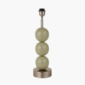 Pacific Sofia Sage and Silver Enamel 3 Ball Table Lamp 30-982-BO