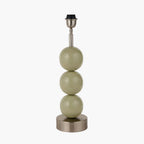 Pacific Sofia Sage and Silver Enamel 3 Ball Table Lamp 30-982-BO